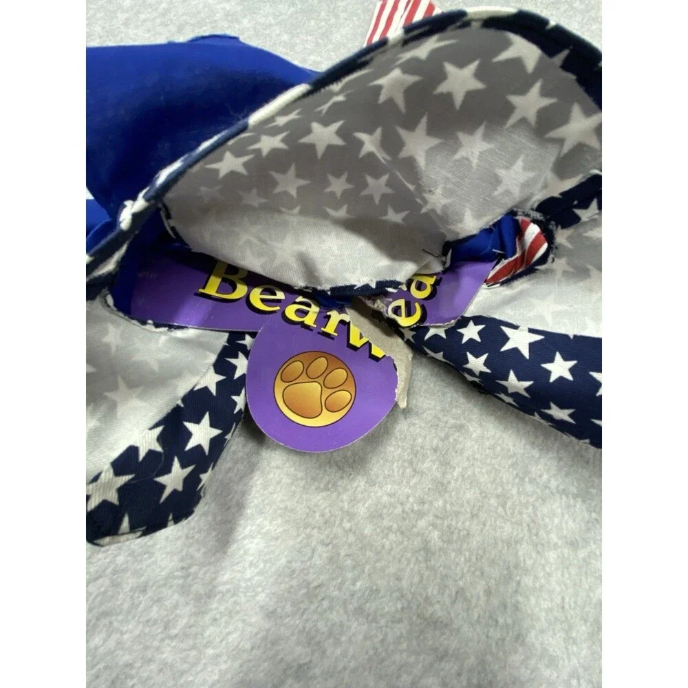 Unbranded Uncle Sam Doll Outfit Costume Blue Red White Good Patriotic Stars - Picture 9 of 9